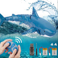 2.4GHz Wireless Remote Control Shark Toy, Waterproof Rechargeable  Shark for Bathtub Pool Summer Outdoor Water Play