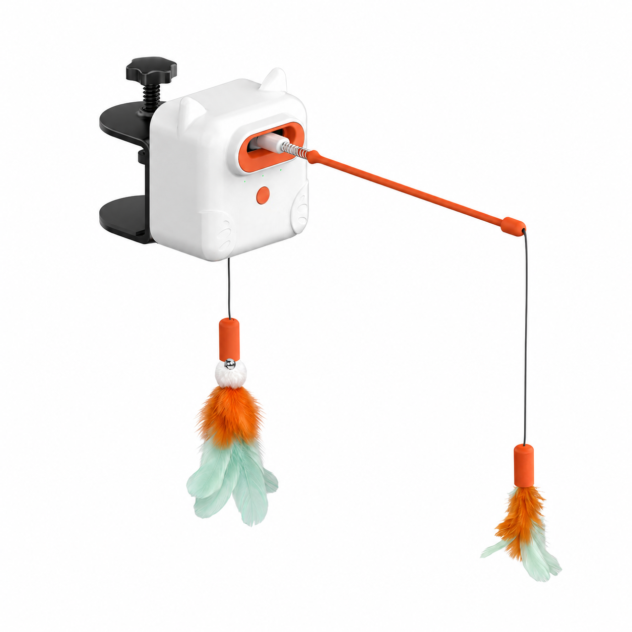 Interactive Cat Toys for Indoor Cats, Dual Feather Self-Play Toy to Keep Cats Busy While You Relax 40% off